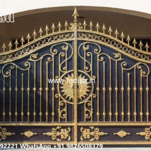 Simple Iron Gate Designs For Homes, Main Door Gate Design Main Gate Lighting In Outdoor
