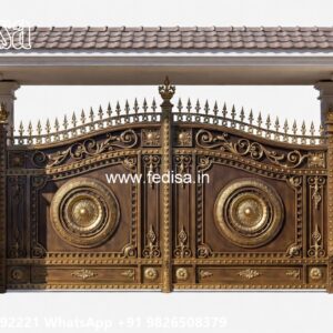 Security Gate Design, Fancy Gate Design Main Gate Lighting In Outdoor