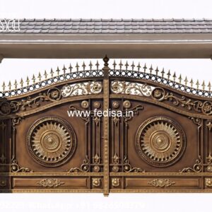 Compound Wall Gate Price, Modern Gate Designs For Homes Main Gate Lighting In Outdoor