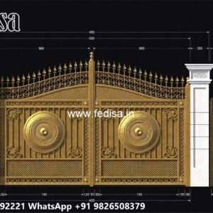 Office Gate Design, Modern Main Gate Design Main Gate Lighting In Outdoor
