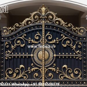 Simple Iron Gate Designs For Homes, Dwar Gate Design Main Gate Lighting In Outdoor