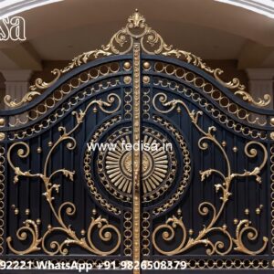 Steel Ke Gate Ki Design, Men Gate Design Main Gate Lighting In Outdoor