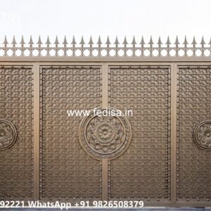 Office Gate Design, Railing Gate Design Main Gate Lighting In Outdoor