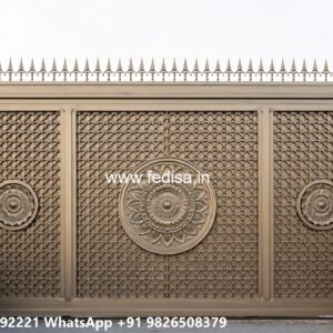 Steel Ke Gate Ki Design, Ghar Ka Gate Ka Design Main Gate Lighting In Outdoor