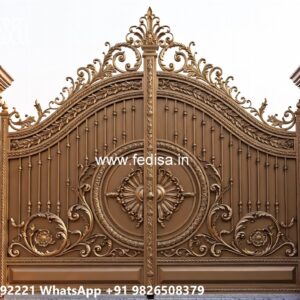 Compound Wall Gate Price, Simple Gate Design For Home Main Gate Lighting In Outdoor