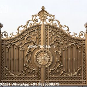 Small Main Gate Design, Gate Wall Design For House Main Gate Lighting In Outdoor
