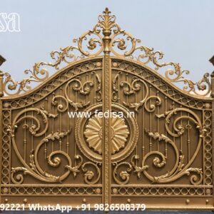 Mane Gate Design, Small Gate Design For Home Main Gate Lighting In Outdoor
