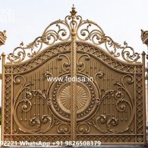 Security Gate Design, Stainless Steel Main Gate Design Main Gate Lighting In Outdoor