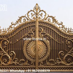Lightweight Gate Design, Board Gate Design Main Gate Lighting In Outdoor