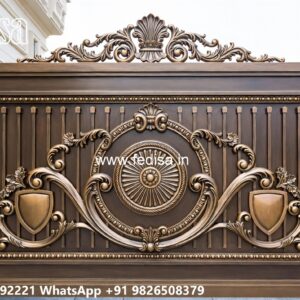 Security Gate Design, Security Gate Design Main Gate Lighting In Outdoor