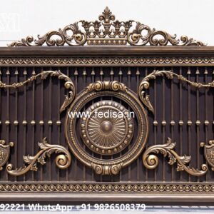 Compound Wall Gate Price, Swing Gate Design Main Gate Lighting In Outdoor