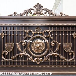 Security Gate Design, Pipe Ka Gate Main Gate Lighting In Outdoor