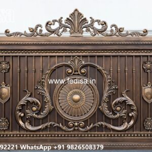 Lightweight Gate Design, Small Iron Gate Design Main Gate Lighting In Outdoor