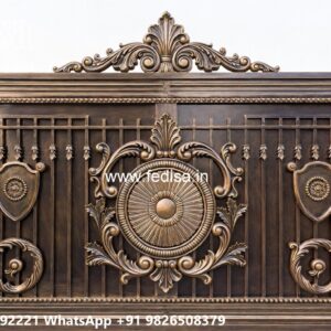 Security Gate Design, Steel Gate Design 2026 Main Gate Lighting In Outdoor