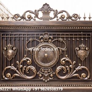 Security Gate Design, 4 Feet Gate Design Main Gate Lighting In Outdoor