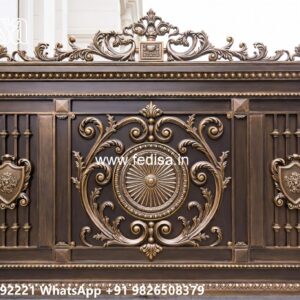 Mane Gate Design, Wood And Metal Gates Design Main Gate Lighting In Outdoor