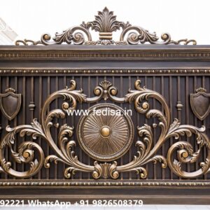 Security Gate Design, 8 Feet Gate Design Main Gate Lighting In Outdoor