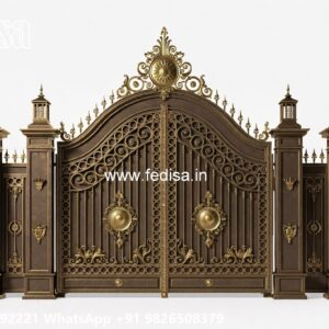 Small Main Gate Design, Iron Main Gate Design 2026 Main Gate Lighting In Outdoor