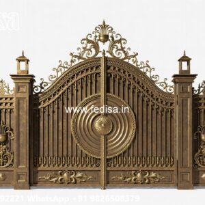 Office Gate Design, Channel Gate Design For Home Main Gate Lighting In Outdoor