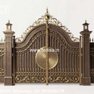 Main Gate Design 2052, Steel Gate Ke Design Main Gate Lighting In Outdoor