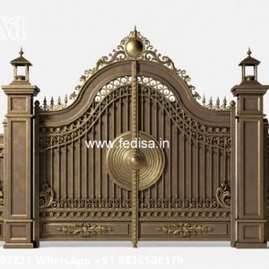 Simple Iron Gate Designs For Homes, Loha Gate Ka Design Main Gate Lighting In Outdoor