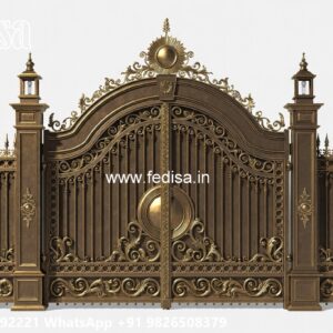 Steel Ke Gate Ki Design, Modern Main Gate Design 2026 Main Gate Lighting In Outdoor