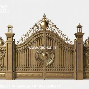 Steel Ke Gate Ki Design, Gate Design For Main Gate Main Gate Lighting In Outdoor