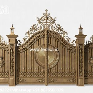 Mane Gate Design, Sliding Main Gate Design 2026 Main Gate Lighting In Outdoor