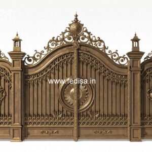 Mane Gate Design, Residential Gate Design Main Gate Lighting In Outdoor