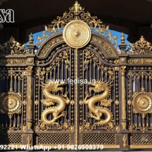Compound Wall Gate Price, Maharaja Gate Ke Design Main Gate Lighting In Outdoor