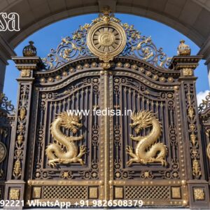 Small Main Gate Design, Acp Sheet Gate Design Main Gate Lighting In Outdoor