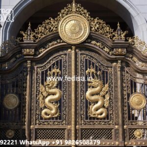 Main Gate Design 2062, Simple Home Gate Design Main Gate Lighting In Outdoor