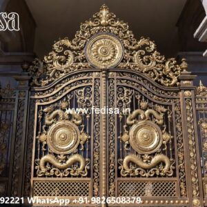 Mane Gate Design, Steel Ke Gate Ka Design Main Gate Lighting In Outdoor