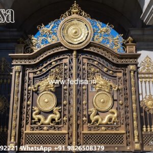 Small Main Gate Design, Plane Gate Design Main Gate Lighting In Outdoor