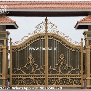 Lightweight Gate Design, Latest Iron Gate Design 2026 Main Gate Lighting In Outdoor