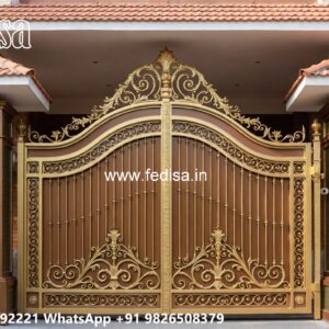 Office Gate Design, Door Grill Gate Main Gate Lighting In Outdoor