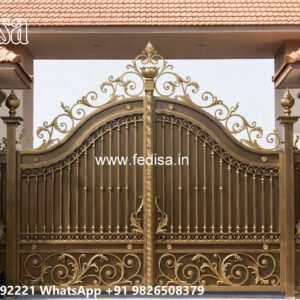 Simple Iron Gate Designs For Homes, Ss Grill Gate Design Main Gate Lighting In Outdoor