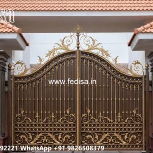Steel Ke Gate Ki Design, Iron Gate Design 2026 Main Gate Lighting In Outdoor