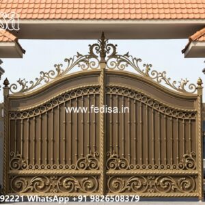 Lightweight Gate Design, Grill Gate Design For Balcony Main Gate Lighting In Outdoor