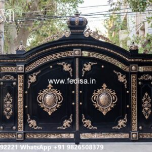 Lightweight Gate Design, Main Gate Front Design Main Gate Lighting In Outdoor