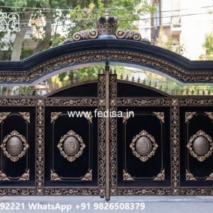 Compound Wall Gate Price, 6 Feet Main Gate Design Main Gate Lighting In Outdoor