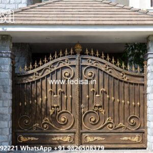Security Gate Design, Home Gate Design 2026 Main Gate Lighting In Outdoor