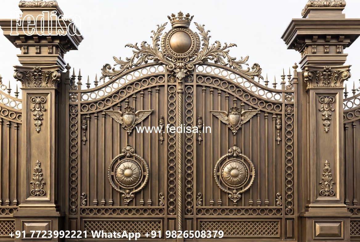 Mane Gate Design, Seat Gate Design Main Gate Lighting In Outdoor