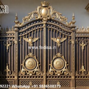 Main Gate Design 2084, Simple Gate Grill Design Main Gate Lighting In Outdoor