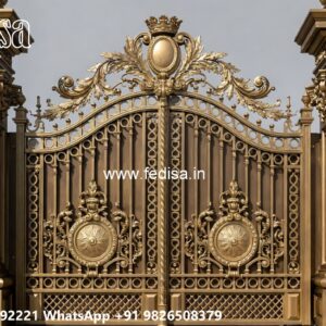 Steel Ke Gate Ki Design, Ss Get Dijain Main Gate Lighting In Outdoor