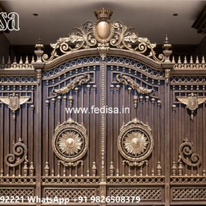 Lightweight Gate Design, Single Gate Designs For Homes Main Gate Lighting In Outdoor