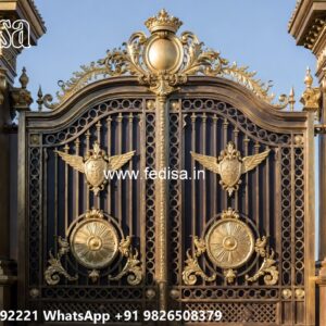 Mane Gate Design, Gate Design 2026 Main Gate Lighting In Outdoor
