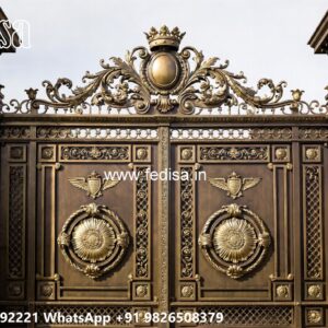 Security Gate Design, Iron Small Gate Design Main Gate Lighting In Outdoor