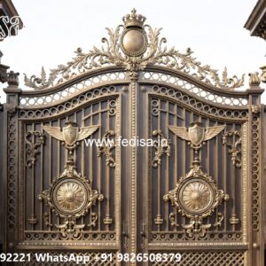 Lightweight Gate Design, Slider Gate Ka Design Main Gate Lighting In Outdoor