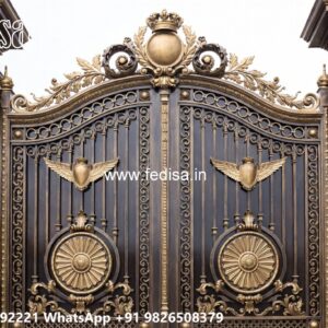 Main Gate Design 2088, Steel Small Gate Design Main Gate Lighting In Outdoor